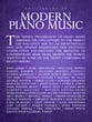 The Library of Modern Piano Music piano sheet music cover